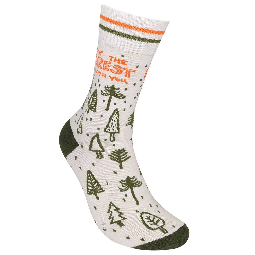May the Forest Be With You Socks | Unisex Sock | Nature Sock - HER Home Design Boutique